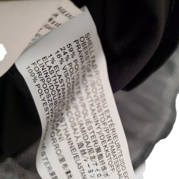 NWT Anthropology Moon River Black White Gingham Ruffled Long Sleeve Mini Dress S - Picture 13 of 13